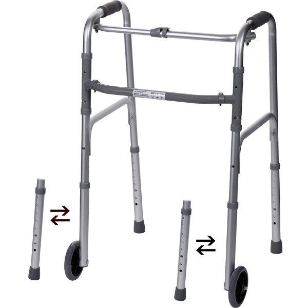 Balkonik rehabilitacyjny aluminiowy trójfunkcyjny B100AM - zdjęcie 2