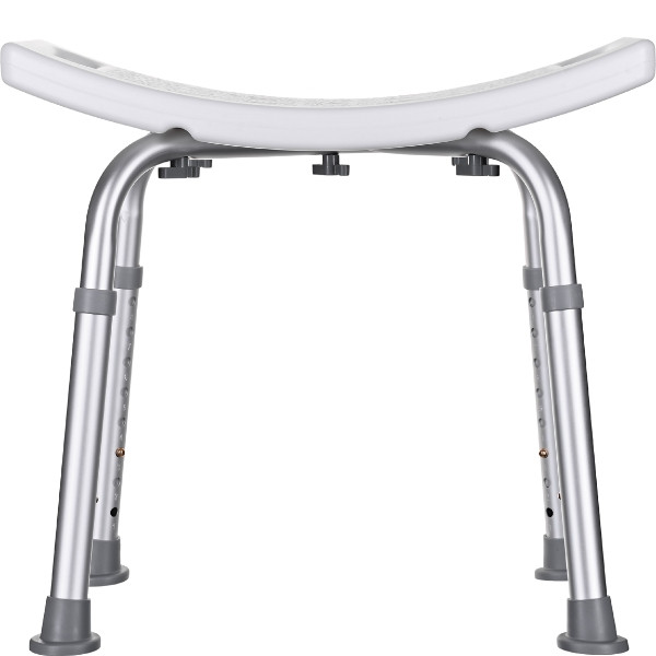 Taboret prysznicowy aluminiowy prostokątny z regulacją wysokości KP100AM - zdjęcie 3