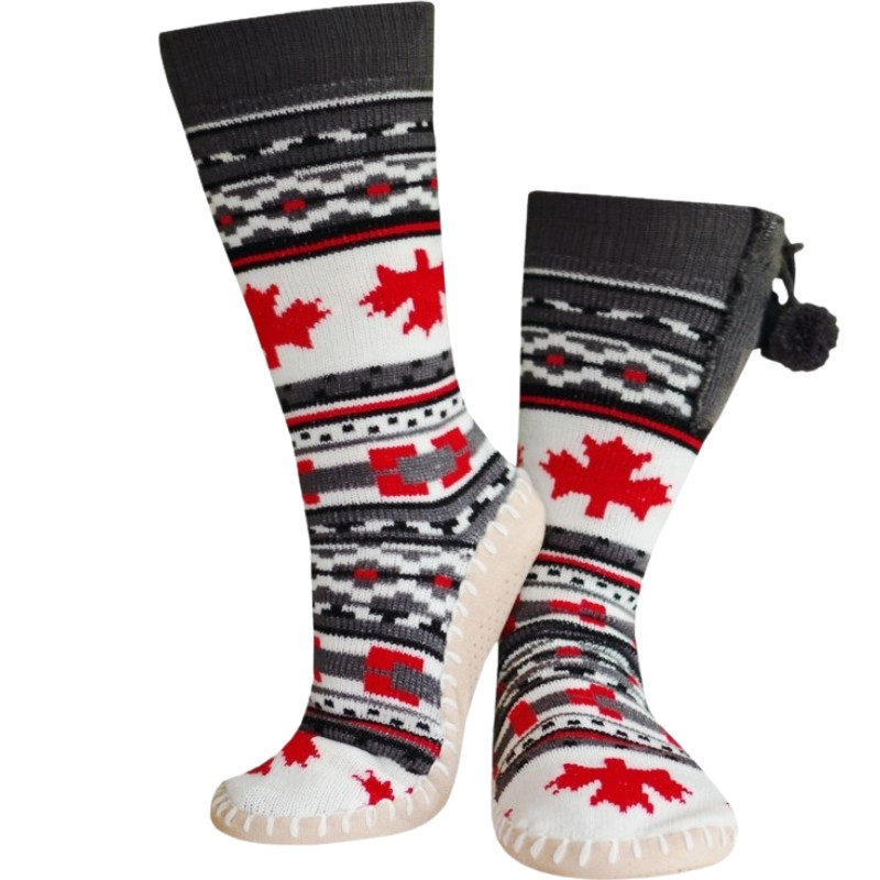 Kapcie ogrzewane rozmiar M wzór norweski Glovii GQ4M - zdjęcie 1