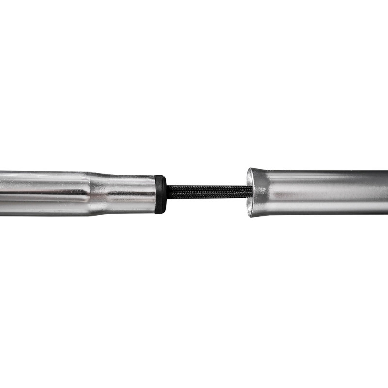 Srebrna laska ortopedyczna inwalidzka do chodzenia dla seniora składana LI101AM marki ActionMED - zdjęcie 2