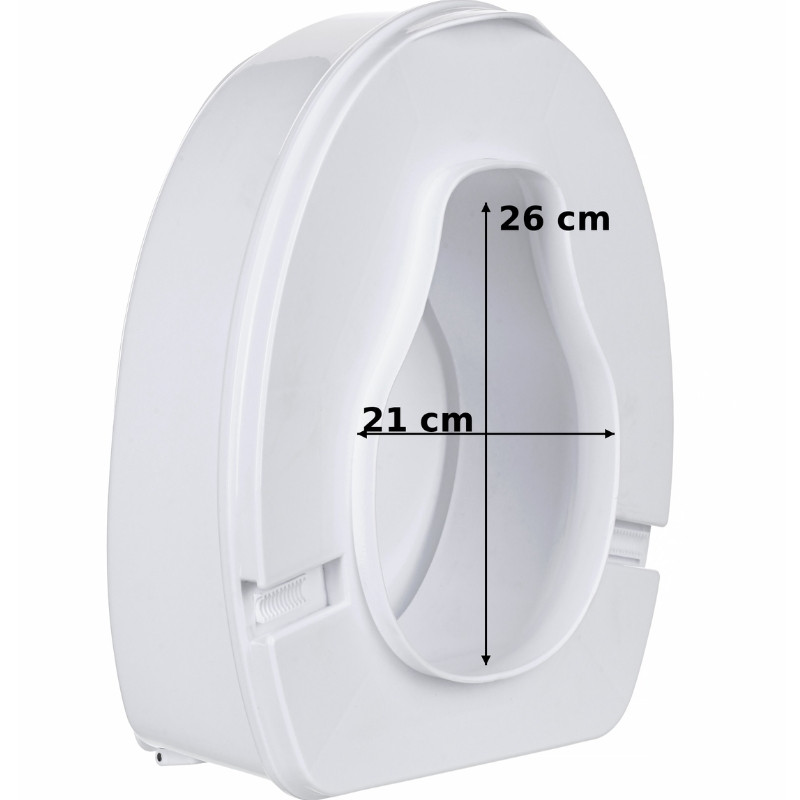 Nasadka nakładka podwyższająca na toaletę sedes z klapą 15cm ActionMED NT15AM - zdjęcie 8
