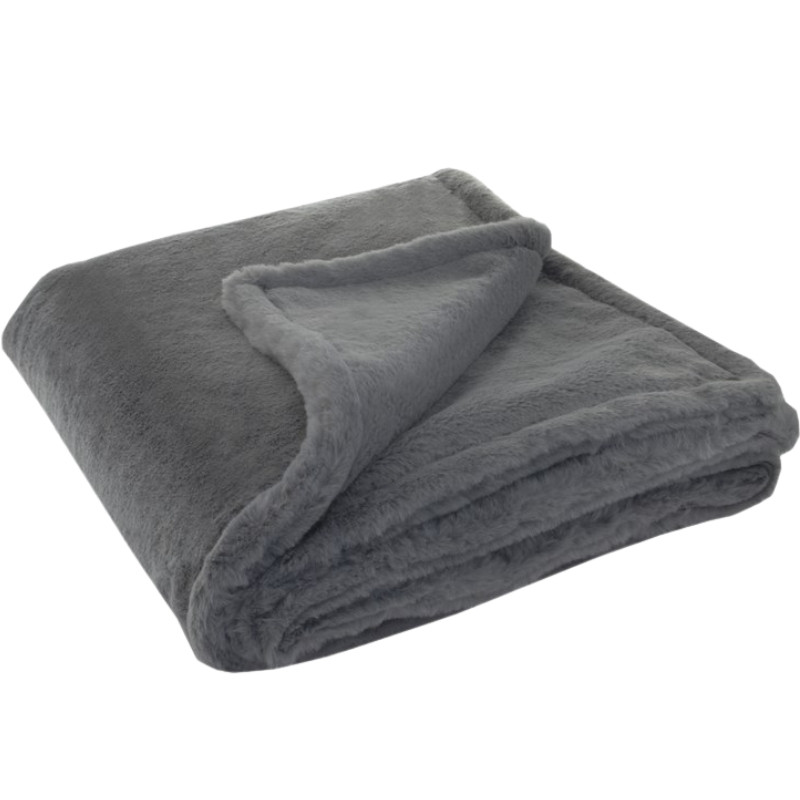 Ogrzewany miękki koc szary Glovii GB2G - zdjęcie 1