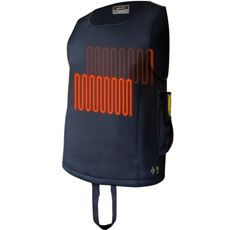 Wodoodporna kamizelka ogrzewana surfingowa z baterią rozmiar L GLOVII GMV1L - zdjęcie 2