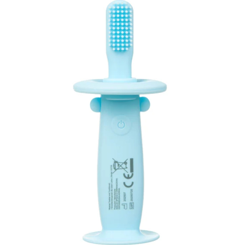 Muzyczna szczoteczka-gryzak do zębów dla dzieci Haxe Lulino - kolor Niebieski - zdjęcie 2