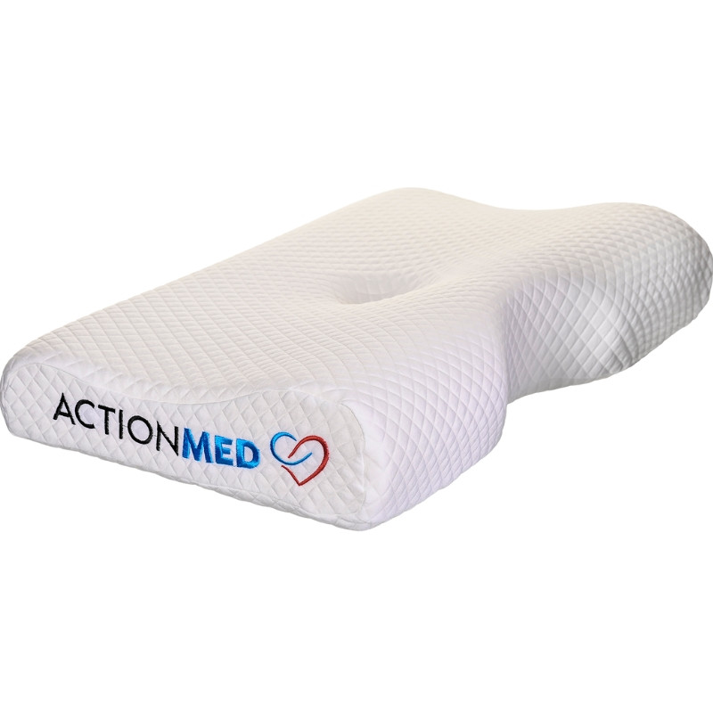 Medyczna poduszka ortopedyczna z wycięciem na bark do spania na plecach i boku ANATOMICAL MED PILLOW PO200AM marki ActionMED - zdjęcie 1