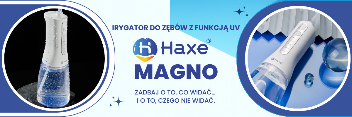 Bezprzewodowy irygator do zębów z funkcją sterylizacji UV Haxe Magno HX715 - zdjęcie 1