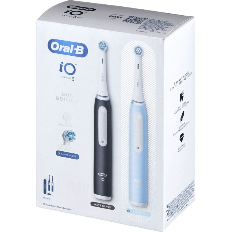 Braun Oral-B szczoteczka elektryczna iO3 DUO BLACK&BLUE - zdjęcie 5