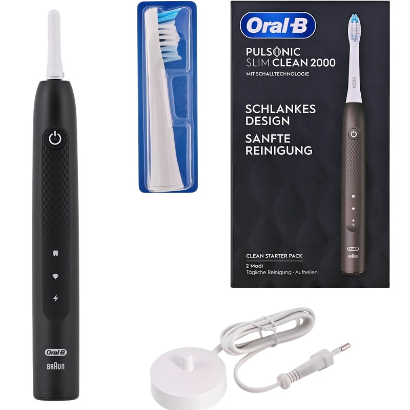 Szczoteczka Oral-B PULSONIC SLIM CLEAN 2000 czarna - zdjęcie 1