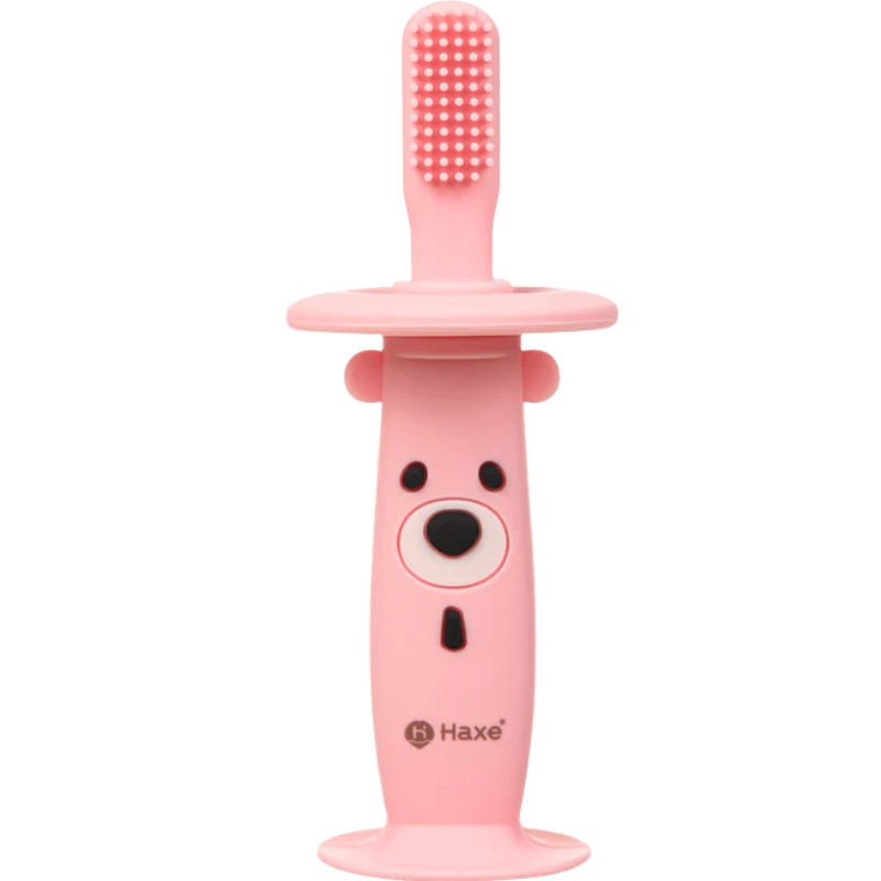 Muzyczna szczoteczka-gryzak do zębów dla dzieci Haxe Lulino - kolor Różowy - zdjęcie 1