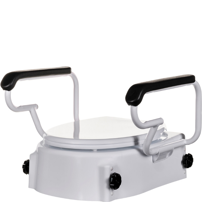 Nasadka podwyższająca na toaletę z klapą i uchwytami NT200AM marki ActionMED - zdjęcie 5