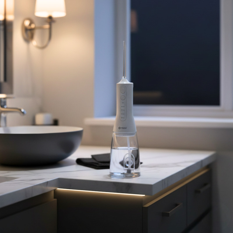 Bezprzewodowy irygator do zębów z funkcją sterylizacji UV Haxe Magno HX715 - zdjęcie 10