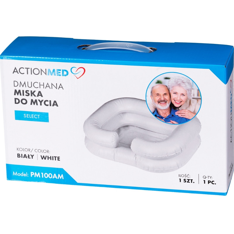 Nadmuchiwany basen miska do mycia głowy w łóżku SELECT PM100AM marki ActionMED - zdjęcie 5