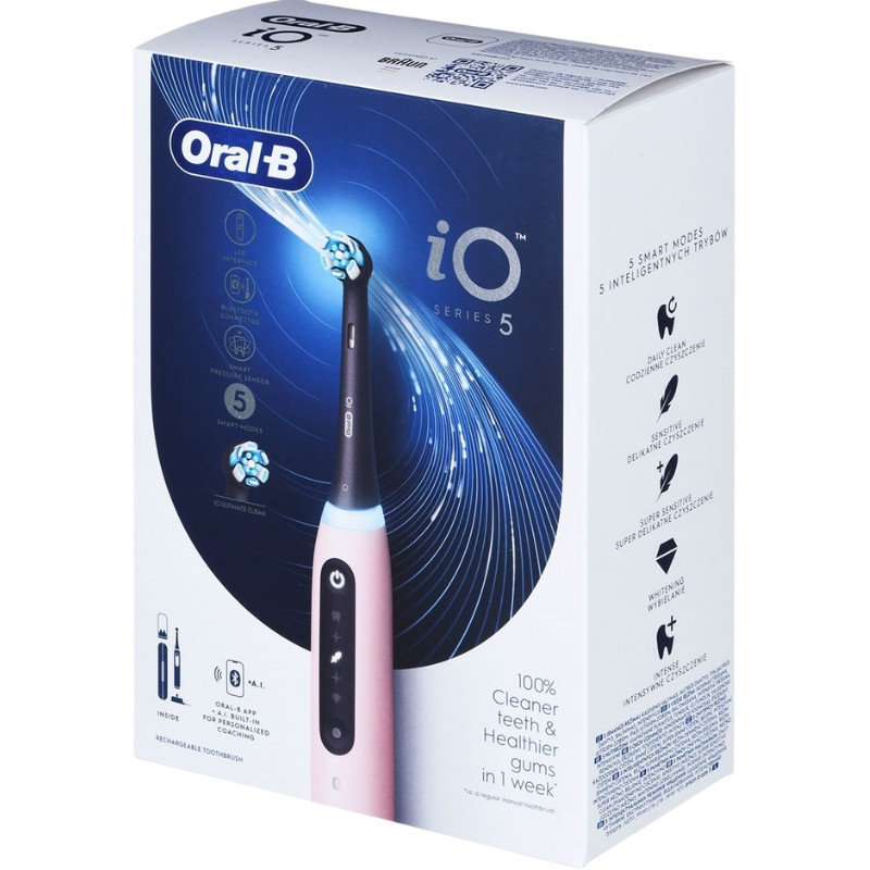 Szczoteczka elektyczna Oral-B iO5 Pink - zdjęcie 5