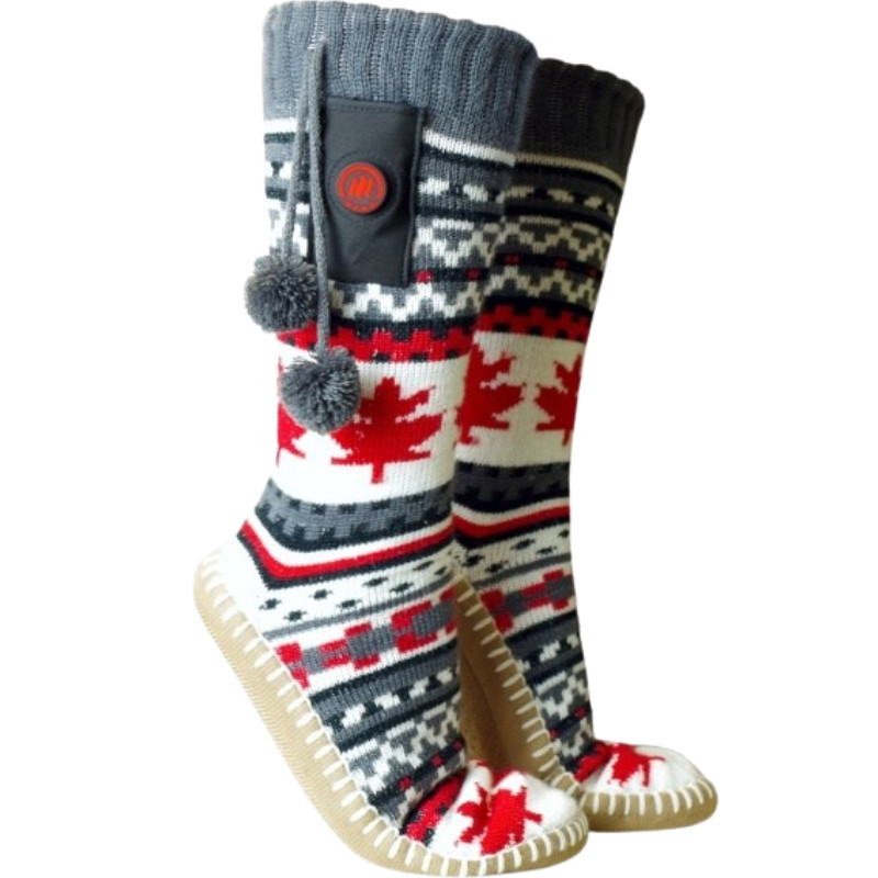 Kapcie ogrzewane rozmiar M wzór norweski Glovii GOBM - zdjęcie 4