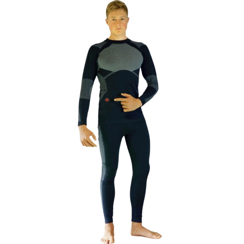 ZESTAW bielizny grzewczej na zimę - rozmiar L kolor czarny Glovii GXBL - zdjęcie 1