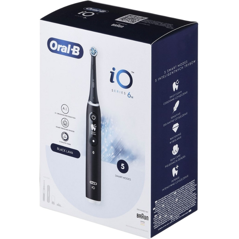 Braun Oral-B szczoteczka elektryczna iO 6N BLACK ONYX - zdjęcie 5