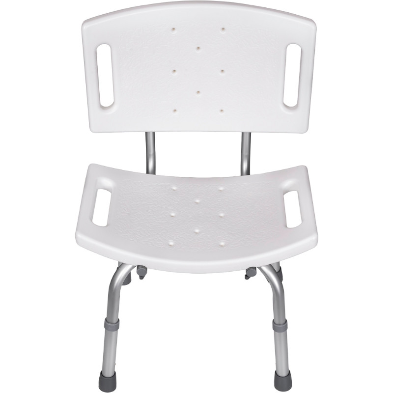 Krzesło prysznicowe z oparciem i regulacją wysokości KP500AM marki ActionMED - zdjęcie 2