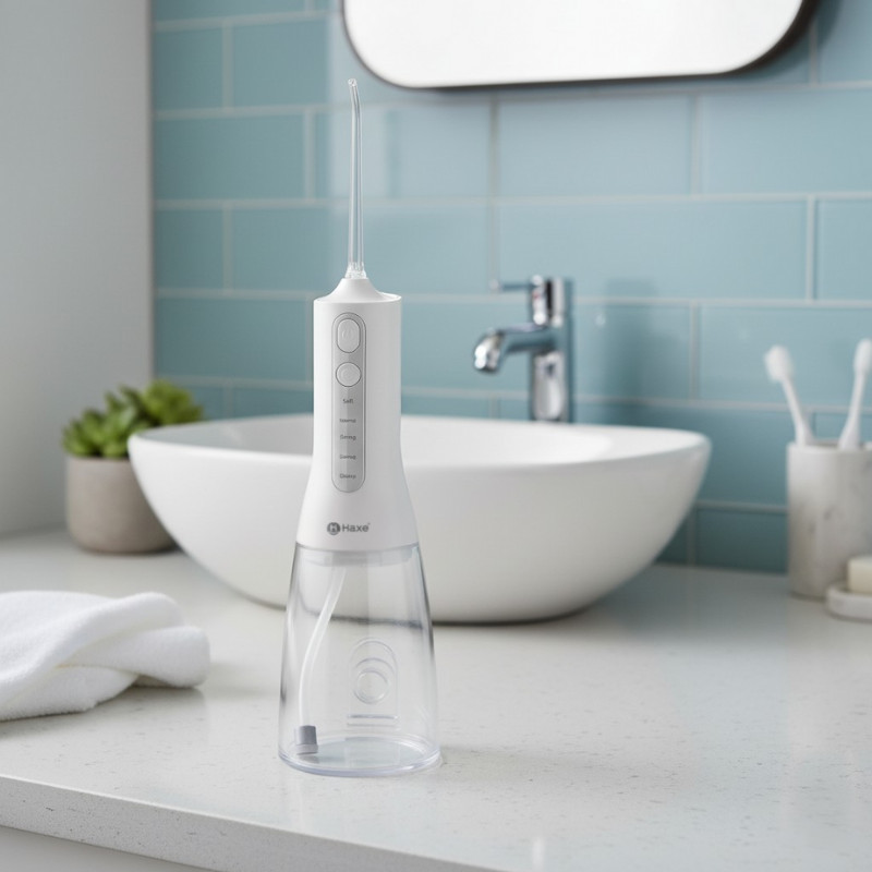 Bezprzewodowy irygator do zębów z funkcją sterylizacji UV Haxe Magno HX715 - zdjęcie 5