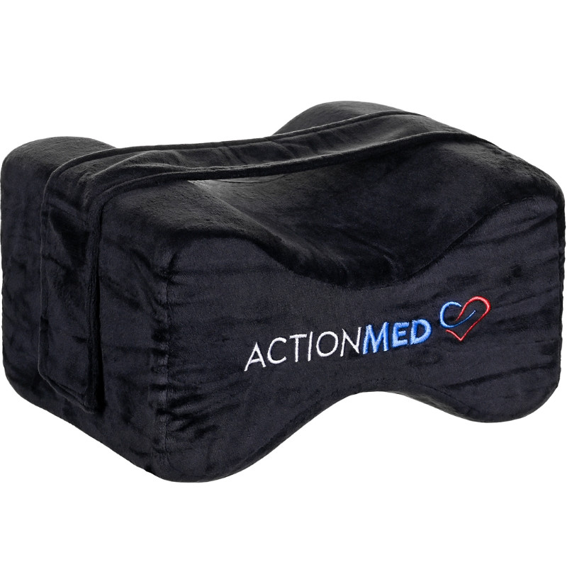 Medyczna ortopedyczna poduszka między kolana lub uda z obejmą na rzep KNEE PILLOW PO500AM marki ActionMED - zdjęcie 3