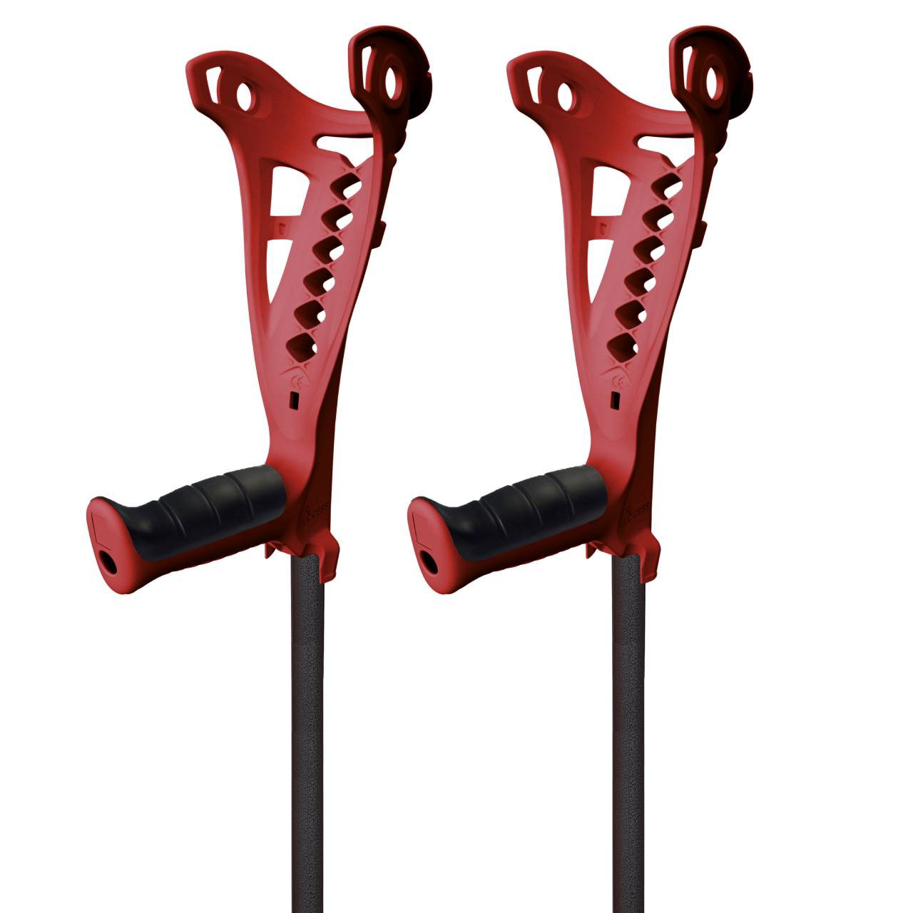 Kula łokciowa "SAFE WALK" do 130 kg - Czerwony 2 szt. (PARA) - zdjęcie 1