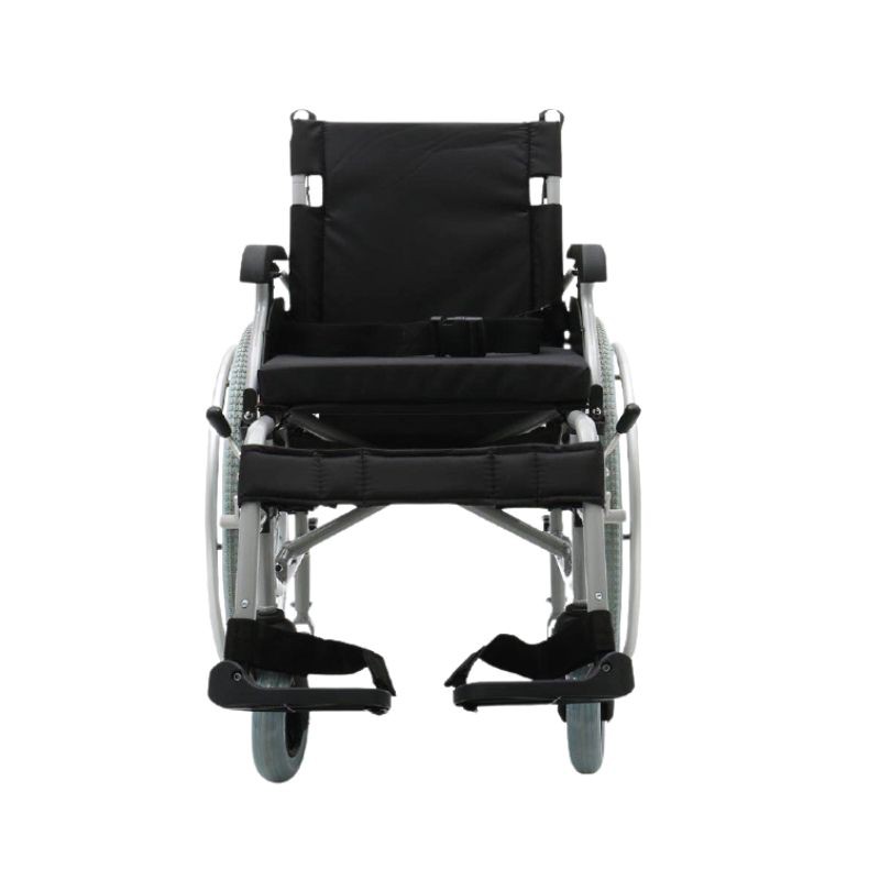Lekki wózek inwalidzki aluminiowy PRESTIGE - AR-350 - NFZ - 41 cm Koła pompowane - zdjęcie 2